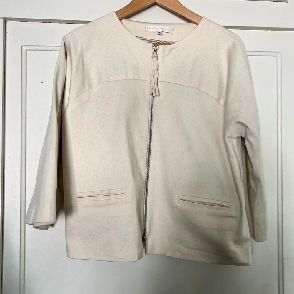Erica Tanov natural denim jacket